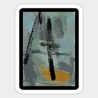 Art Acrylic artwork abstract Wind Sticker
